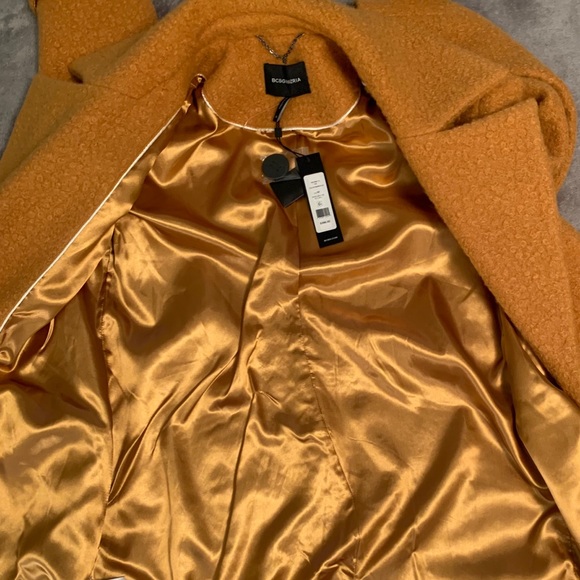 BCBGMAXAZRIA: MARIGOLD BUTTON OVERSIZED PEACOAT - Picture 8 of 12